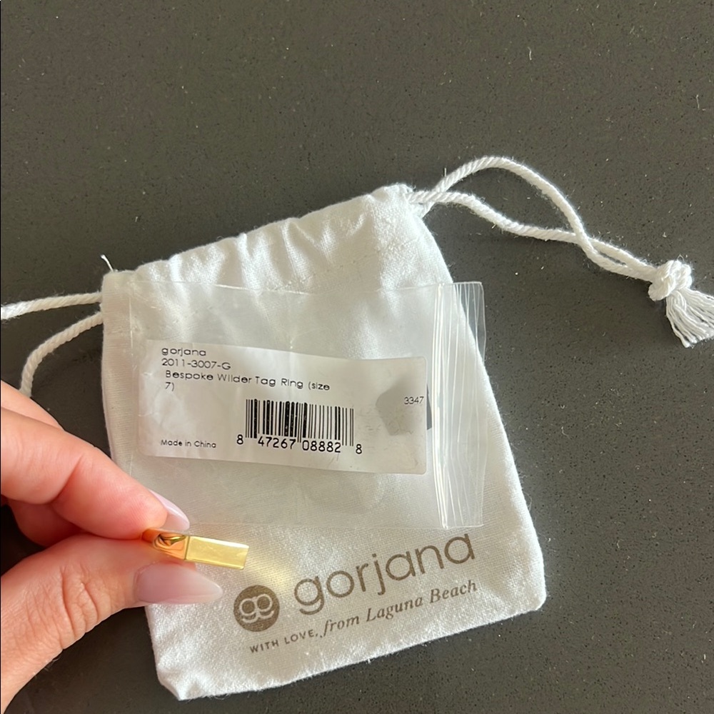 Gorjana Gold Wilder Tag Ring